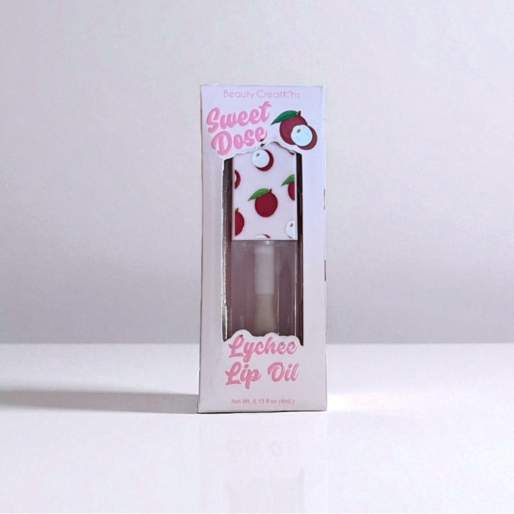 Beauty Creations Sweet Dose Lychee Lip Oil - Red and White